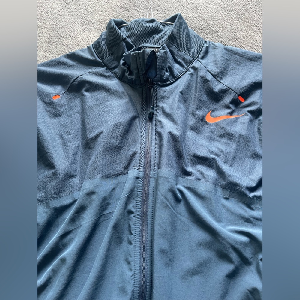 Nike rafa Nadal Jacket tennis court with Bright Orange Logo